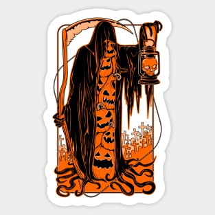 The Pumpkin Reaper Sticker